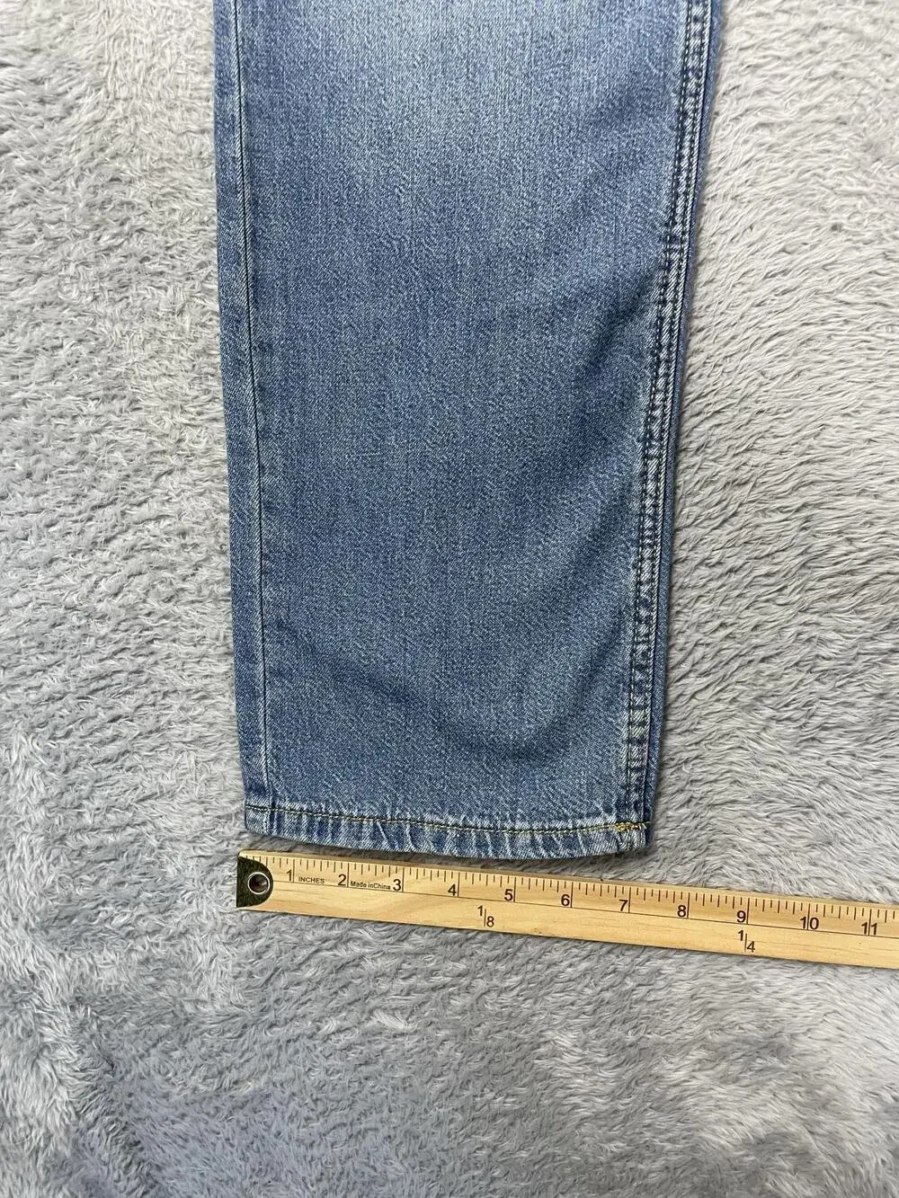 Banana Republic Slim Straight Jeans Mens 33x30* Blue Summerweight Denim Med Wash